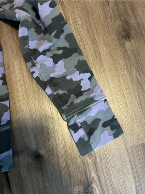 lululemon athletica Camouflage Zip Hoodie - Green/Purple thumbnail 7