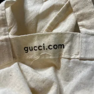 Gucci Cream lightweight Cloth tote bag with handles thumbnail 3