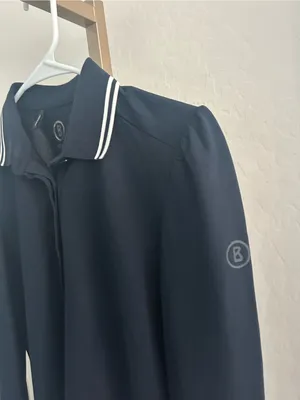 Bogner Navy Blue Women’s Long Sleeve Polo Top Size Small thumbnail 2