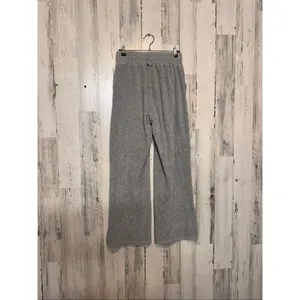 JoyLab Target Heather Grey Wide Leg Side Split Drawstring Sweatpants Women's XS thumbnail 4