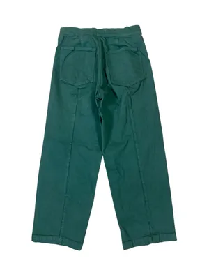 Madewell Emmett Wide Leg Crop Green High Rise Pants Casual Utility 28 thumbnail 3