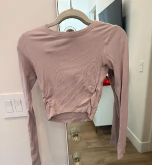 Baby Pink Lululemon Long Sleeve thumbnail 1