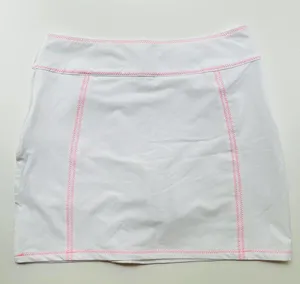Antigua Skort Golf White Pink Size 8 thumbnail 1