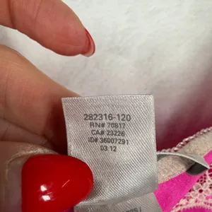 Victorias Secret M Babydoll Camisole Pink Lace Trim Satin Bow Y2K Coquette Silky thumbnail 6