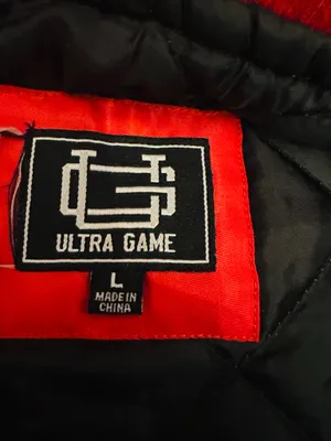 NBA Ultra Game Men's L Chicago Bulls Bomber Varsity Snap Up Jacket thumbnail 12