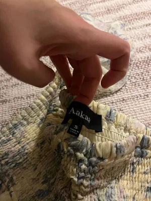 Yellow floral dress thumbnail 4