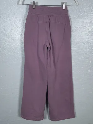 Lululemon Women XXXS Purple Lavender Lux Scuba Mid-Rise Wide-Leg Pant Athleisure thumbnail 5