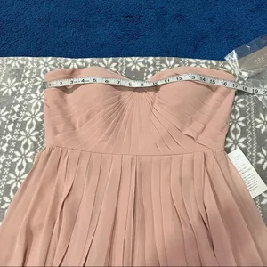 Jenny Yoo Convertible Bridesmaid Dress Mira Whipped Apricot Luxe‎ Chiffon Size 8 thumbnail 11