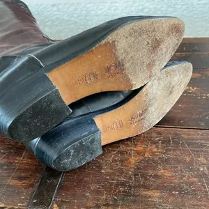 Joan & David Black/Brown Handmade Leather Western Boots Size 36/5.5 thumbnail 6