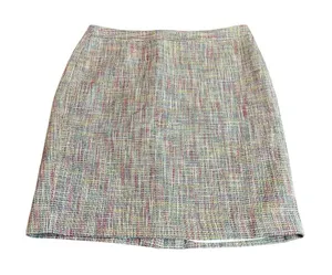 LOFT colorful tweed skirt thumbnail 1