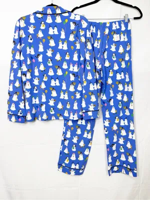 Bedhead PJs X Anthropologie That’s The Spirit Ghost Halloween Classic Jersey Set thumbnail 5