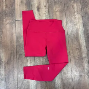 ALO Yoga 7/8 High-Waist Airbrush Legging Bright Red SIZE L Retail $118 W5604R thumbnail 3