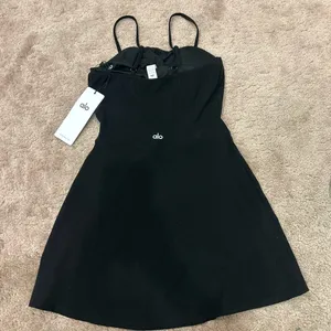 Alo Yoga Black Alosoft Courtside Tennis Dress New XS thumbnail 9