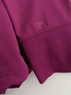 Victoria Secret PINK Half-Zip Sweatshirt LARGE Top Purple L NWOT thumbnail 7