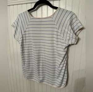 Lake Pajama Pima Cotton top White thumbnail 3