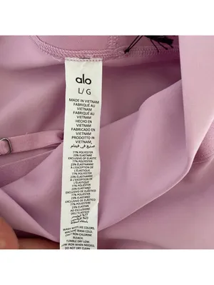 Alo Yoga Airlift Extreme High Waist All Nighter Legging Sugarplum Pink Sz Large thumbnail 7