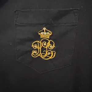 Lauren Ralph Lauren Sleep Shirt Dress XL Leopard Trim Crest Logo Old Money Mobb thumbnail 3