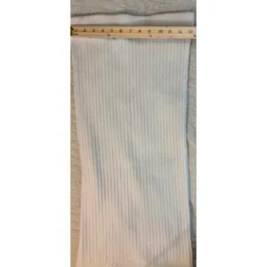 Forever 21 Ribbed Knit Button Front Tube Top Cream Off White Large thumbnail 3