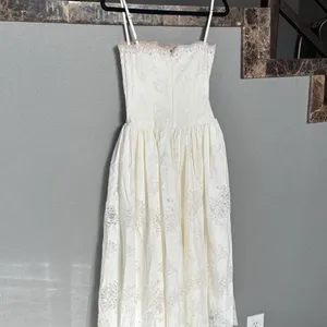 NWOT House of CB Chloe White Custom Lace + Cotton Midi Dress thumbnail 6