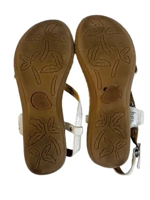 Born concept Women's White Strappy Sandals thumbnail 4