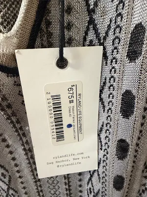 $675 NWT Maison Flâneur Italian Elegance linen/ silk blend maxi dress 42/US 6 thumbnail 4