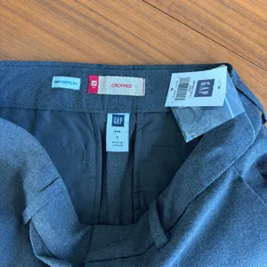 Vintage Gap Y2K Carpis Cuffed Cropped Dress Pants Size 0 Office Siren Indie NWT thumbnail 6