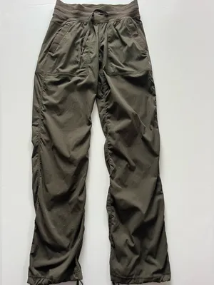 lululemon athletica Dance Studio Pant III Unlined Dark Olive -Size 4 thumbnail 3