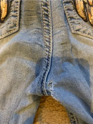 MISS ME Womens Blue Embellished Back Pocket Jeans size 31 thumbnail 5