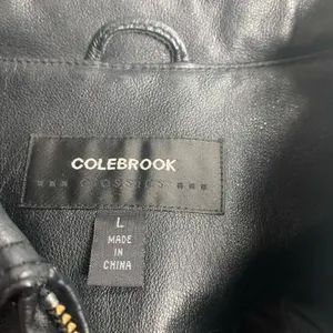 COLEBROOK Women’s Black Soft Leather Jacket Size Large thumbnail 8