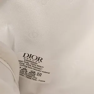 Dior Cosmetic Makeup Pouch Bag with White Zipper New No Tag thumbnail 7