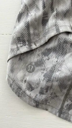 lululemon athletica Gray Patterned Athletic Shorts thumbnail 5