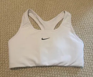 nike sports bra white  thumbnail 1