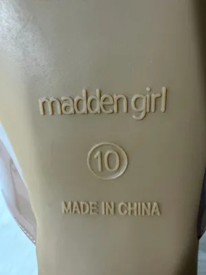 Madden Girl Dion Nude Patent Platform Heels - Size 10 thumbnail 16