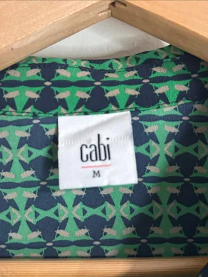 CAbi Bronco Western Eclectic Floral Patchwork Buttoned Boho Pajama Style Shirt M thumbnail 8