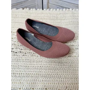 ALLBIRDS Women's Size 8 Tree Breezers Ballet Flats Dusty Rose Pink Wool Comfort thumbnail 12