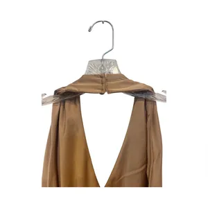 Show Me Your Mumu Dress- Womens Jasmine Neckline Dress Gold‎ Halter NWT thumbnail 2