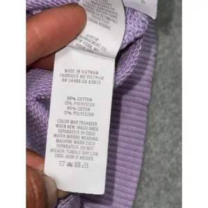 Aerie Women's Purple Oversized V-Neck Sweatshirt Size Medium thumbnail 4