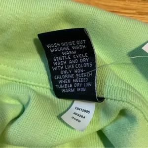 Gap 2003 Retro Collared Shirt String Closure Light Green Women's Medium thumbnail 7