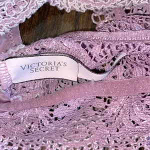 Victorias Secret purple lace bralette boho size medium thumbnail 4