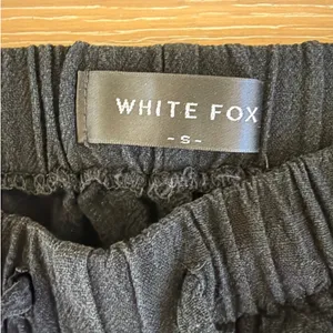 White Fox Pants Drawstring Waist Size XS Black thumbnail 2