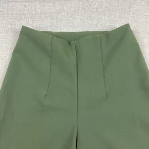 Joie Womens Size 2 Olive Green Wide Leg Crepe High Rise Dress Pants Trousers thumbnail 8