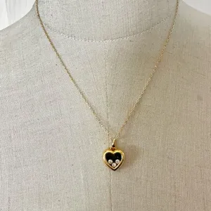 Vintage 1994 Avon Jewelesque Heart Pendant necklace thumbnail 2