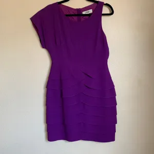 5/$25 Tibi Purple Asymmetrical Sheath‎ Dress thumbnail 3