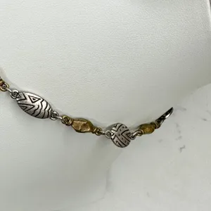Vintage Chico's Mixed Metal Station Necklace ✨ thumbnail 8