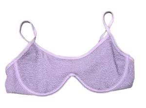 NWT‎ Abercrombie & Fitch Continuous Underwire Bikini Top Lavender Size Medium thumbnail 1