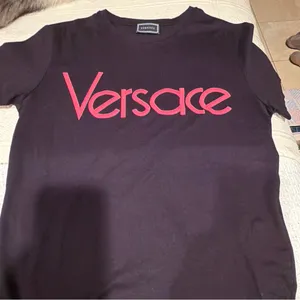 Versace Dark T-Shirt with Subtle Logo thumbnail 1