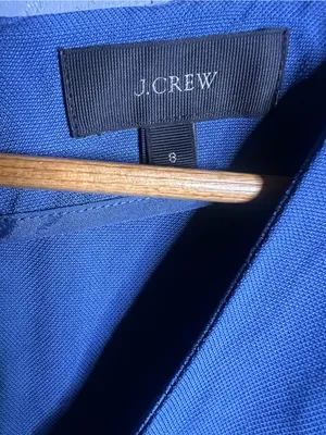 J.CREW Sleeveless Jumpsuit in Blue. SIZE 8 thumbnail 6