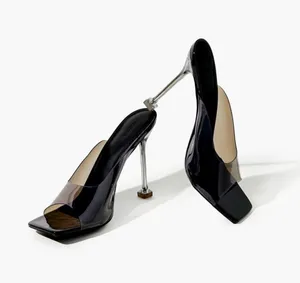 Forever 21 Vinyl Spool Heels thumbnail 1