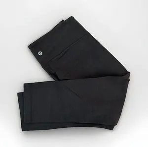 Lululemon Wunder Under Size 8 Black Luon Crop Cropped - Some Pilling, See Photos thumbnail 1
