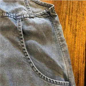 En Crême Light Wash Oversized Overalls thumbnail 6